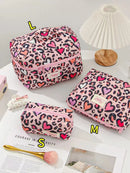 bolsa de maquiagem de algodão acolchoado