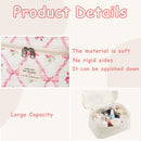 bolsa de maquiagem de algodão acolchoado