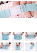 Kit 8 Pçs Organizador de Mala Travel Bag